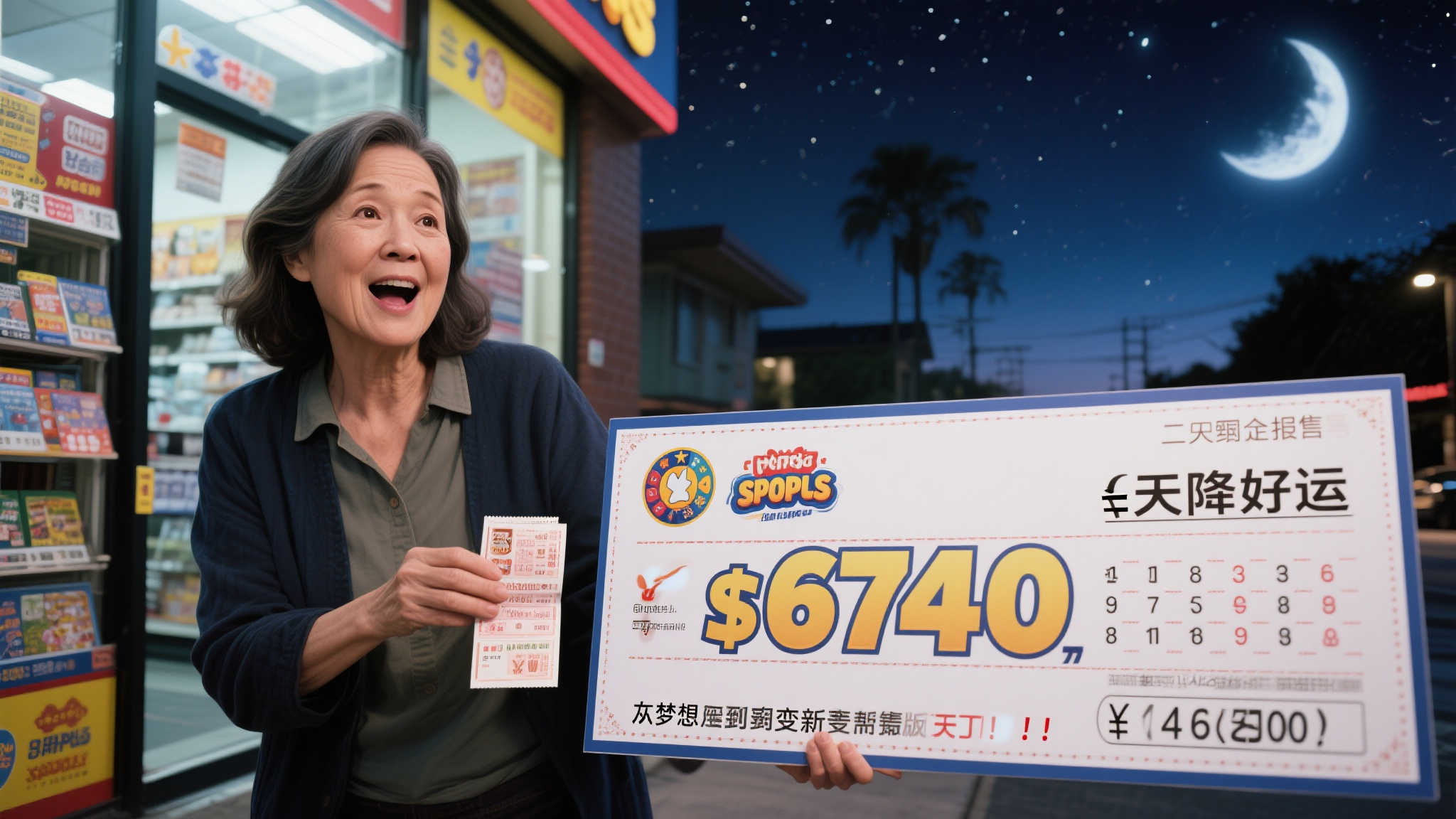 女子梦见中奖购彩喜获674万 现场慷慨捐款5万
