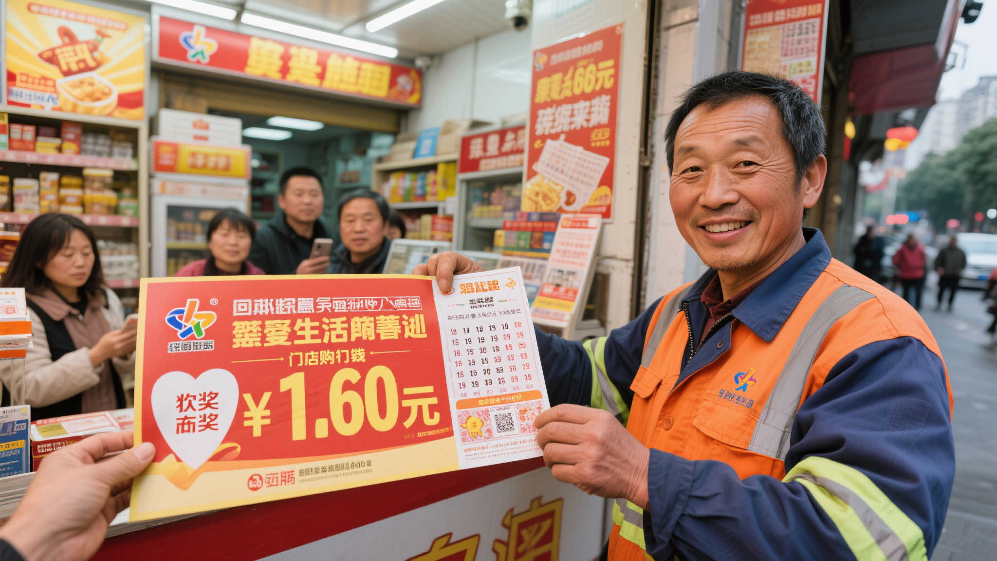 大叔随手选号喜中大乐透950万：奖金助力生活升级