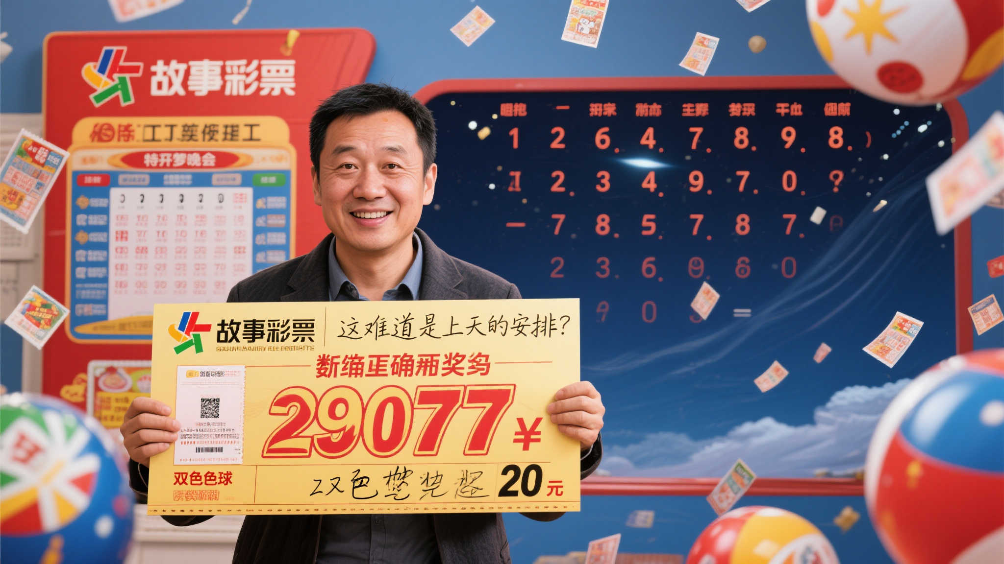 男子仅花20元中双色球2907万：梦中神提示中奖号码