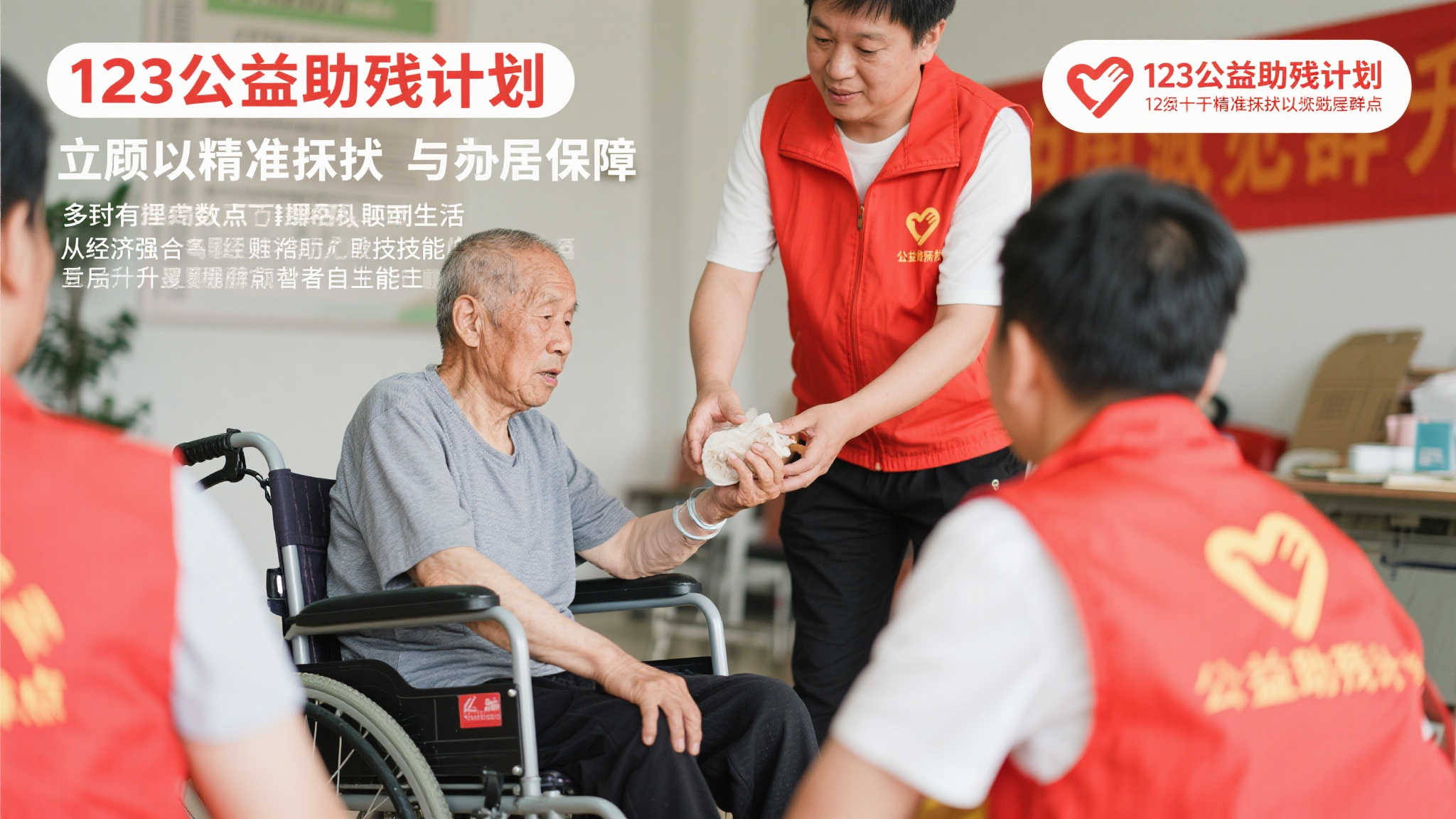 123公益助残计划启航 温暖行动支持残疾人士