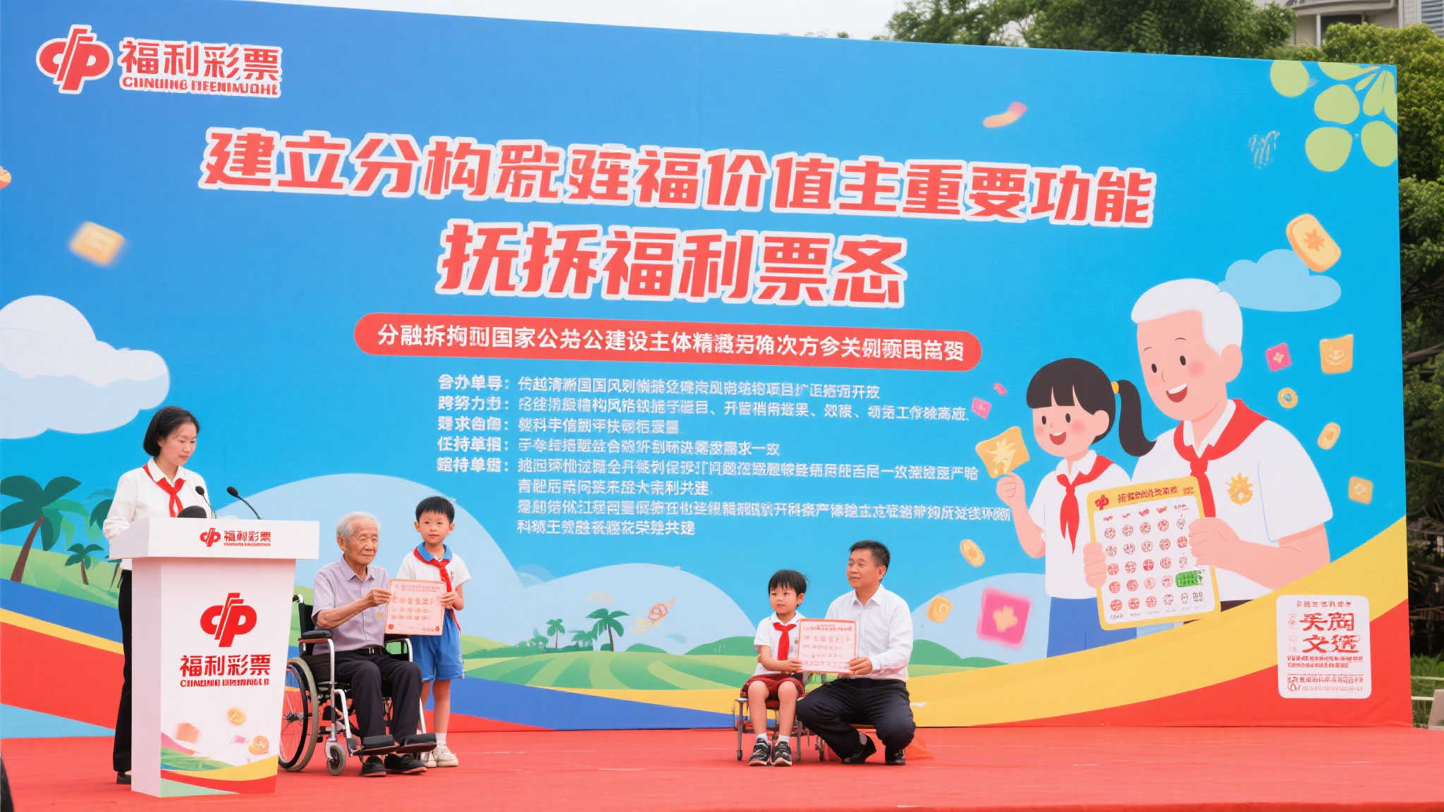 银龄齐聚献爱心，新春福彩暖人间