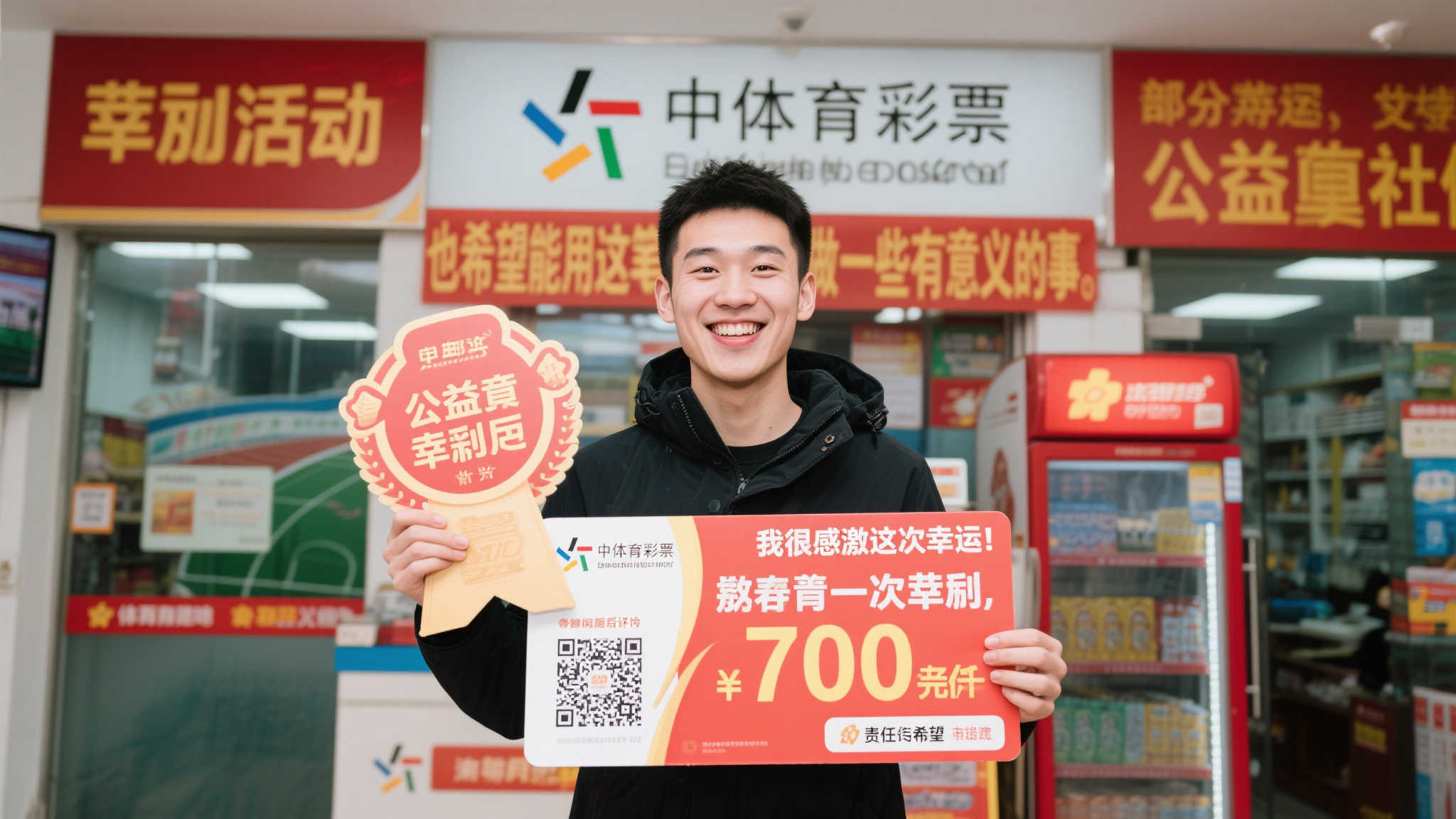 小伙下班顺手刮彩票中百万 激动到语无伦次