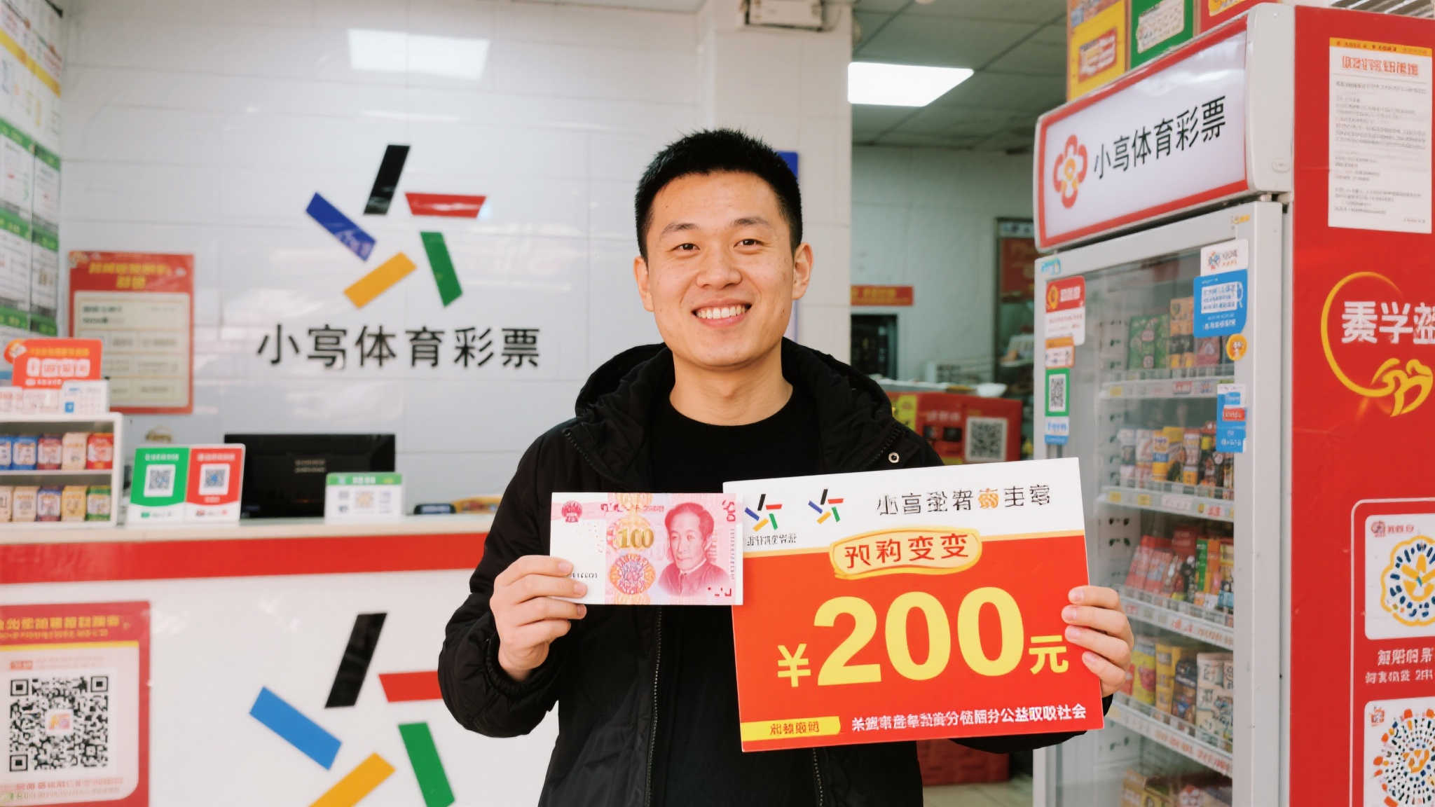 小伙初试彩票喜中体彩大奖 小伙初试彩票喜中体彩大奖