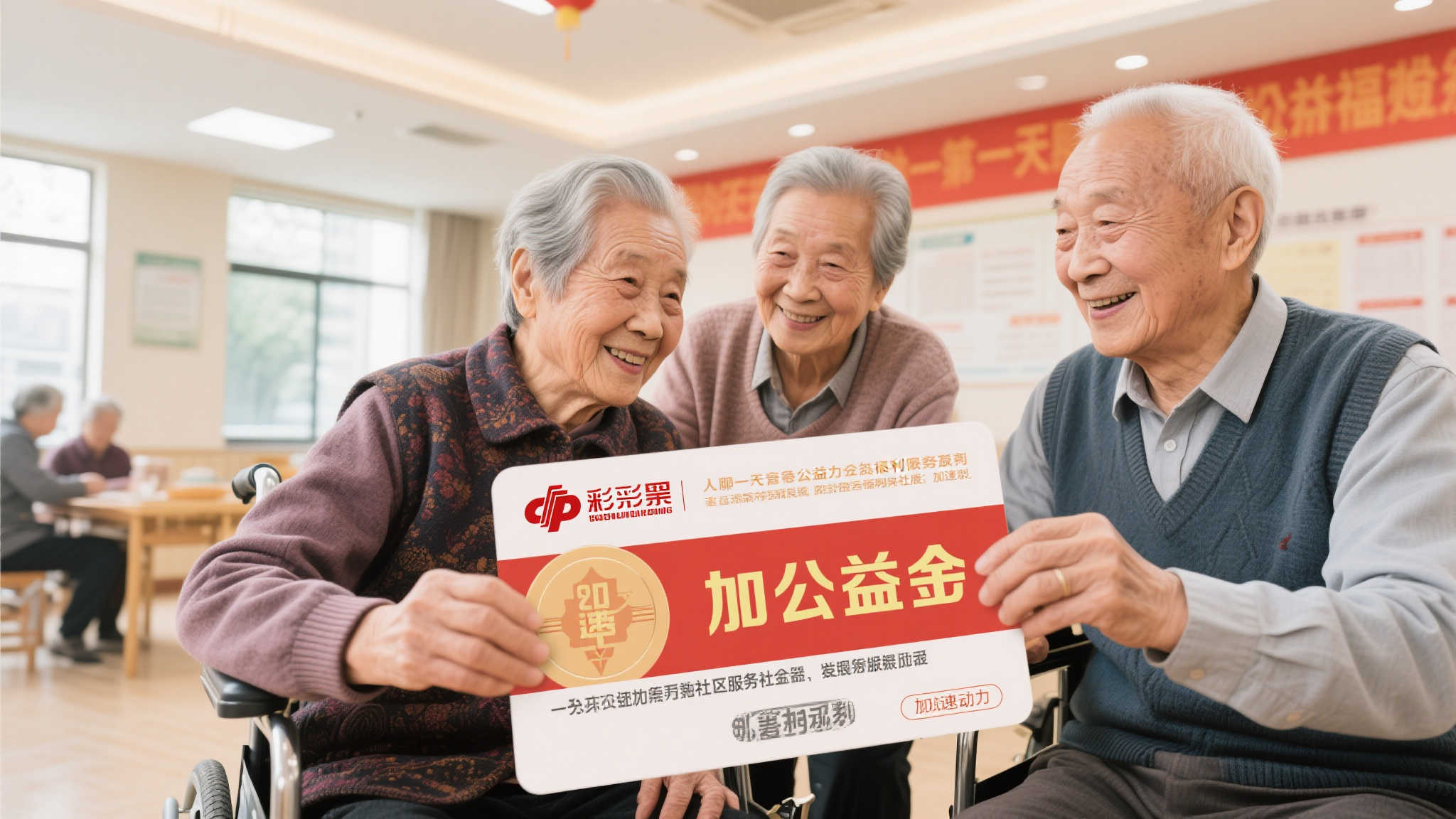 福彩公益金：助力老年人福利事业腾飞的强大引擎