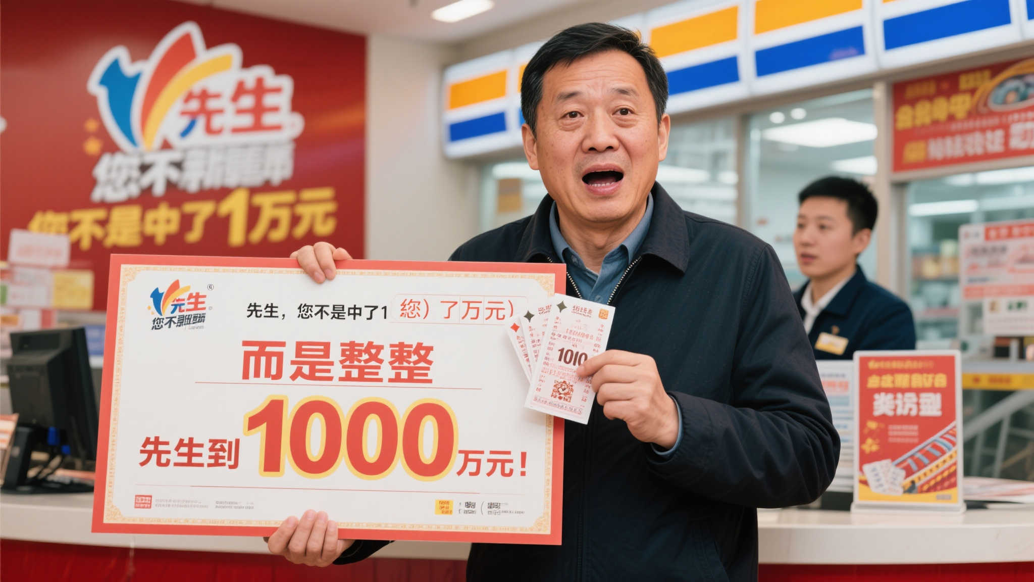 中年男子探亲意外刮中福彩百万大奖 起初误以为仅中万余元