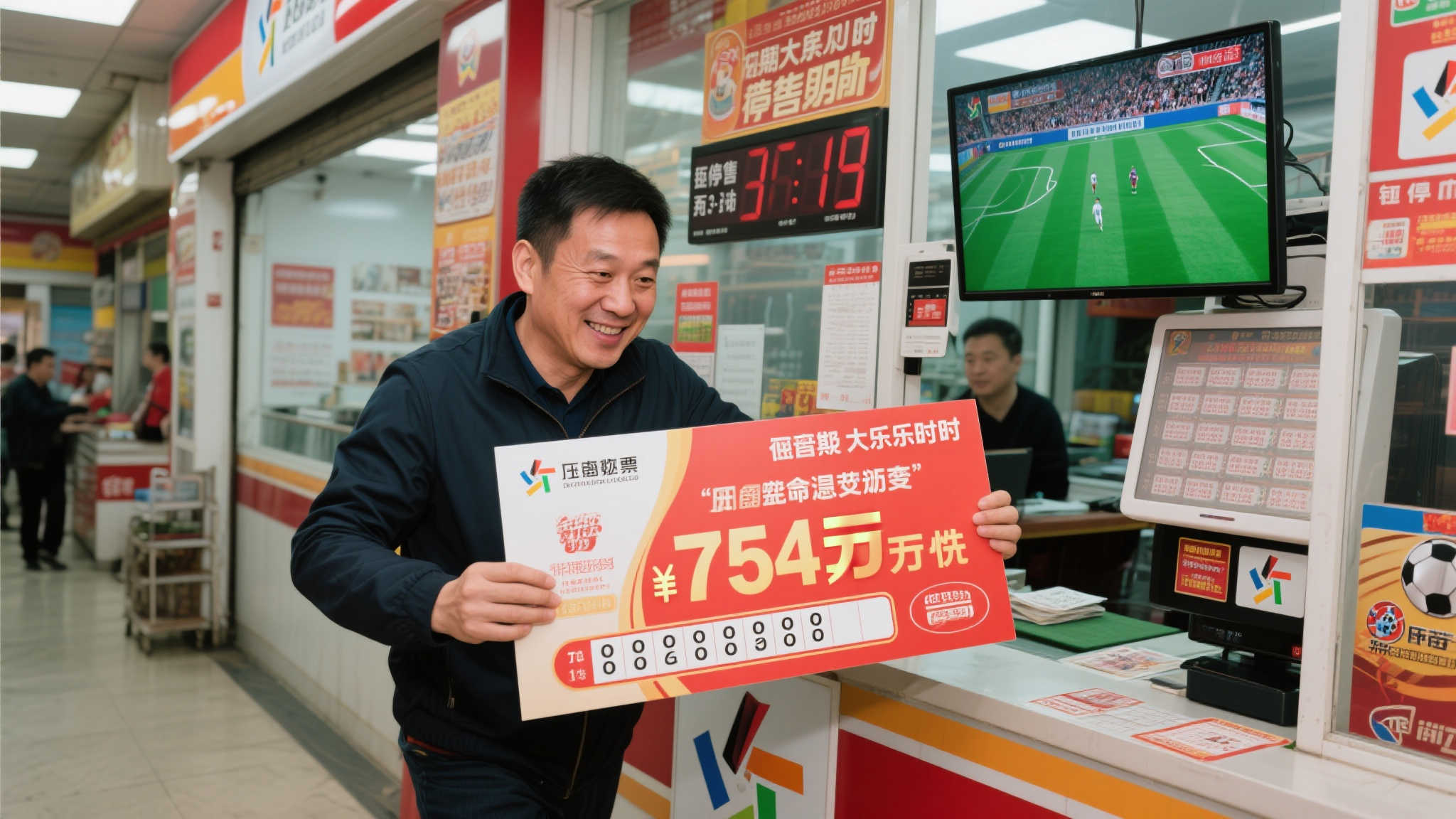 球迷最后时刻投注,距停售仅剩3分钟,喜中大乐透754万! 球迷最后时刻投注,距停售仅剩3分钟,喜中大乐透754万!