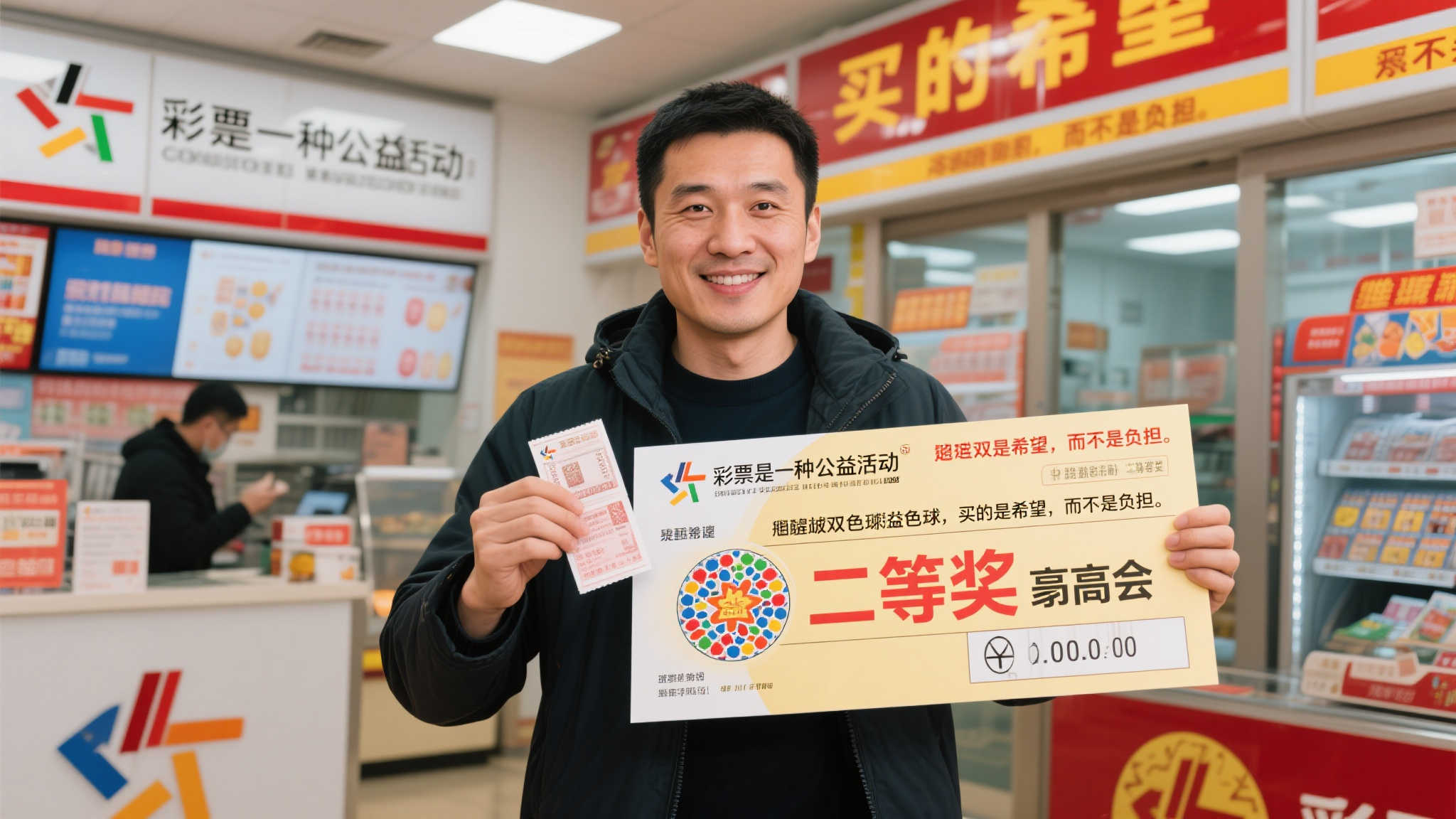 男子20元喜中双色球二等奖112万 目标直指头奖 男子20元喜中双色球二等奖112万 目标直指头奖