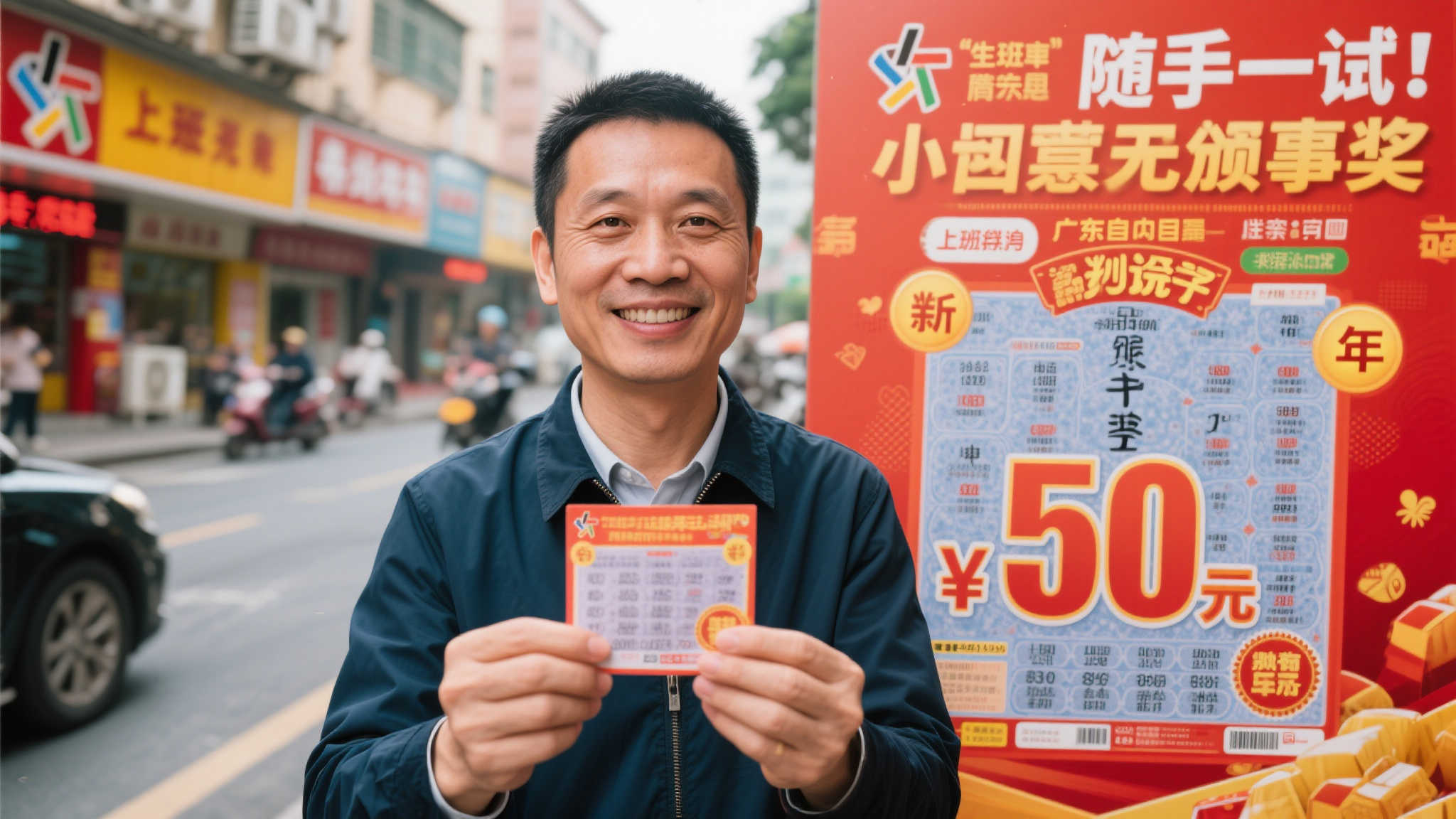 男子出差意外刮中福彩百万大奖 计划购置新车