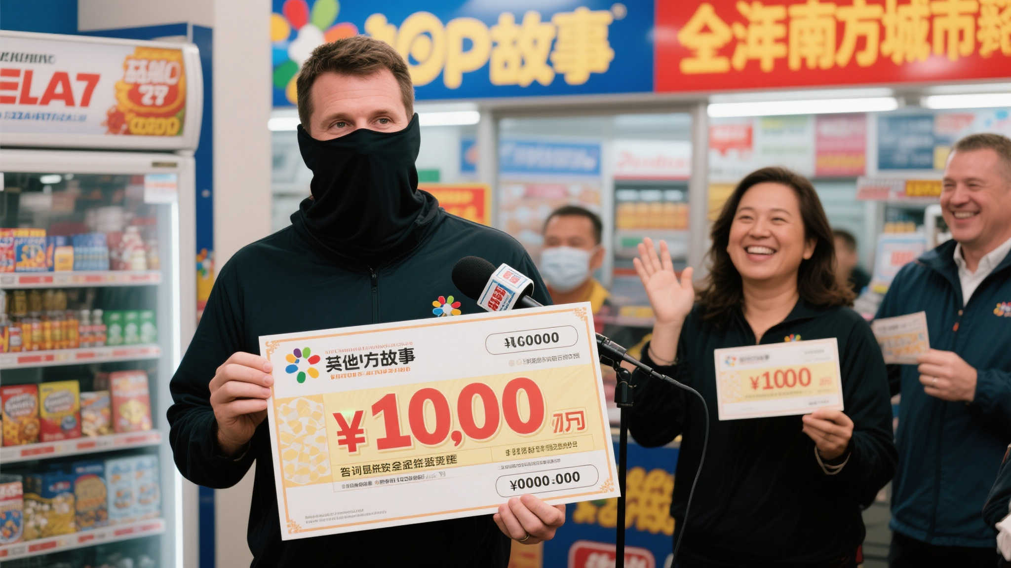 男子10元擒双色球2788万 兑奖现场急问奖金到账时间