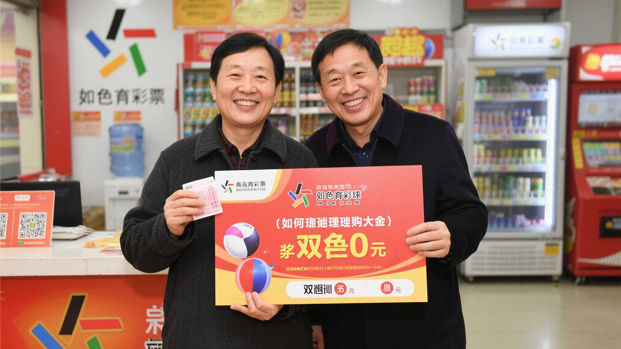 青岛昨晚双色球大奖双丰收：机选单式投注成就1金1银！