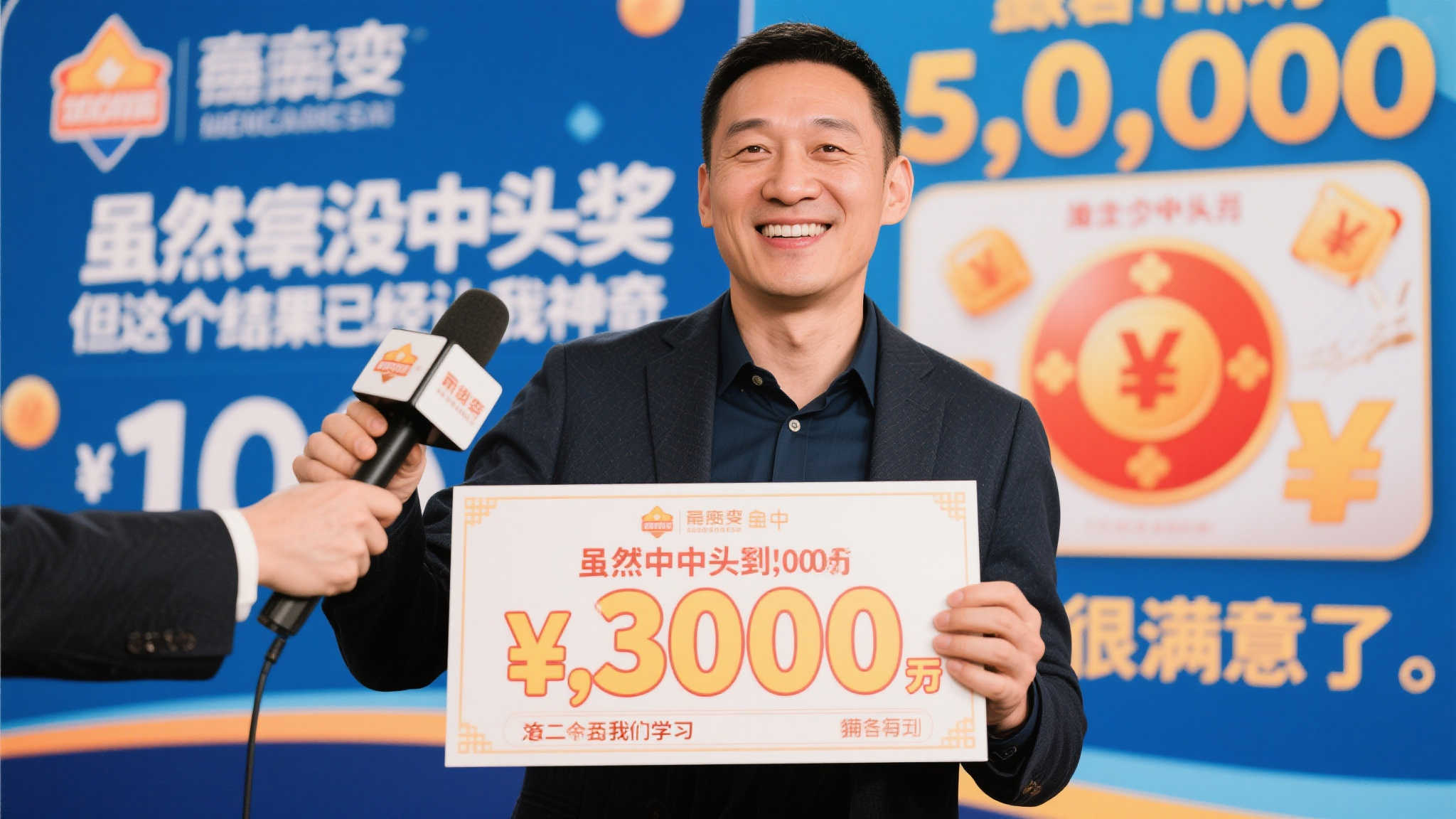 商人险中双色球10亿大奖！喜获1809万直呼满意