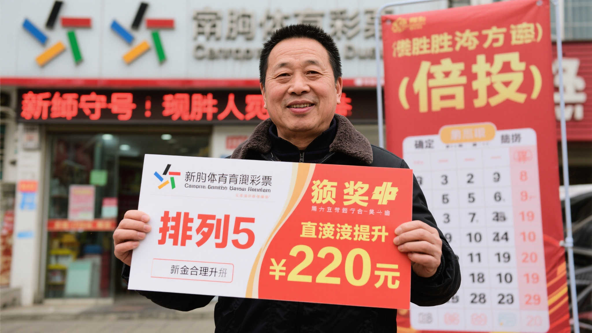 镇江彩民坚持守号加倍投注，喜获体彩“排列5”220万元巨奖