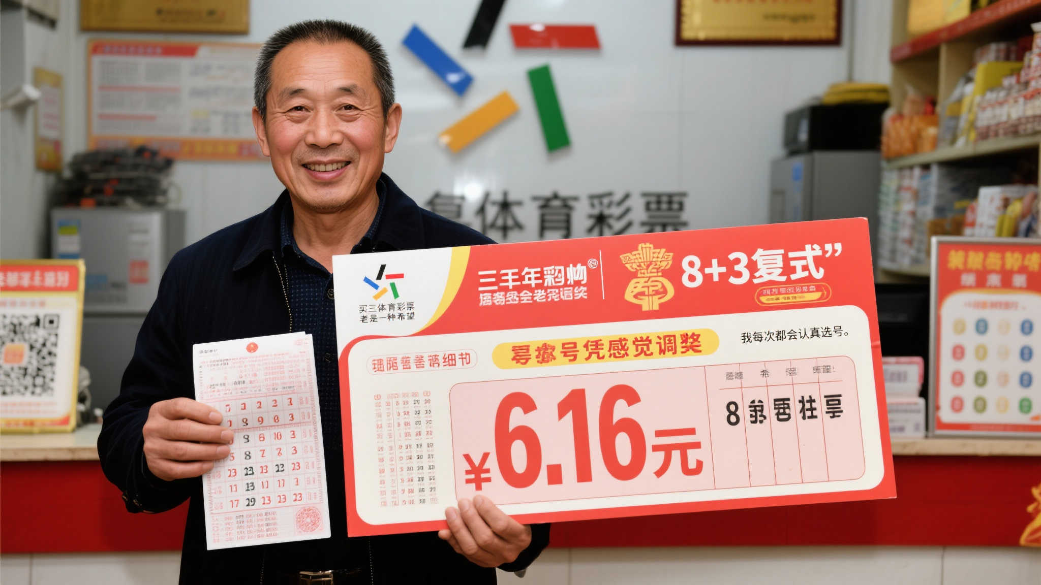 资深彩民8+3复式喜中体彩616万 夫妻激动彻夜未眠